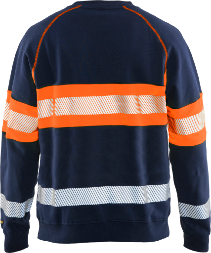 High vis sweatshirt marineblå/