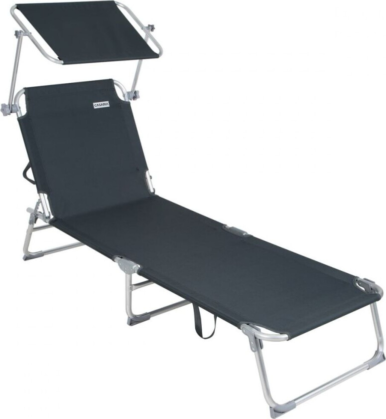 "Ibiza" solseng aluminium med soltak - grå