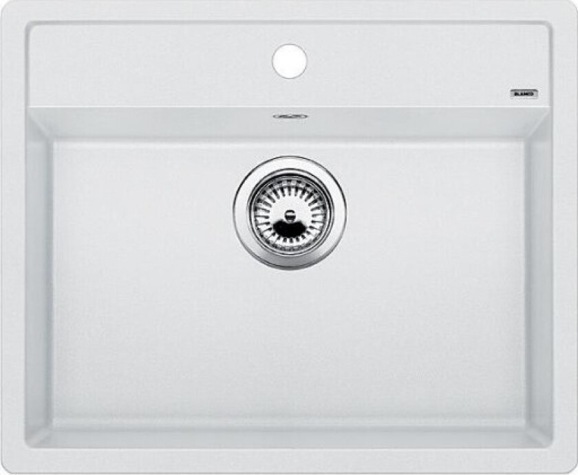 Dalago 6 UX, kjøkkenvask, 61,5x51 cm, hvit