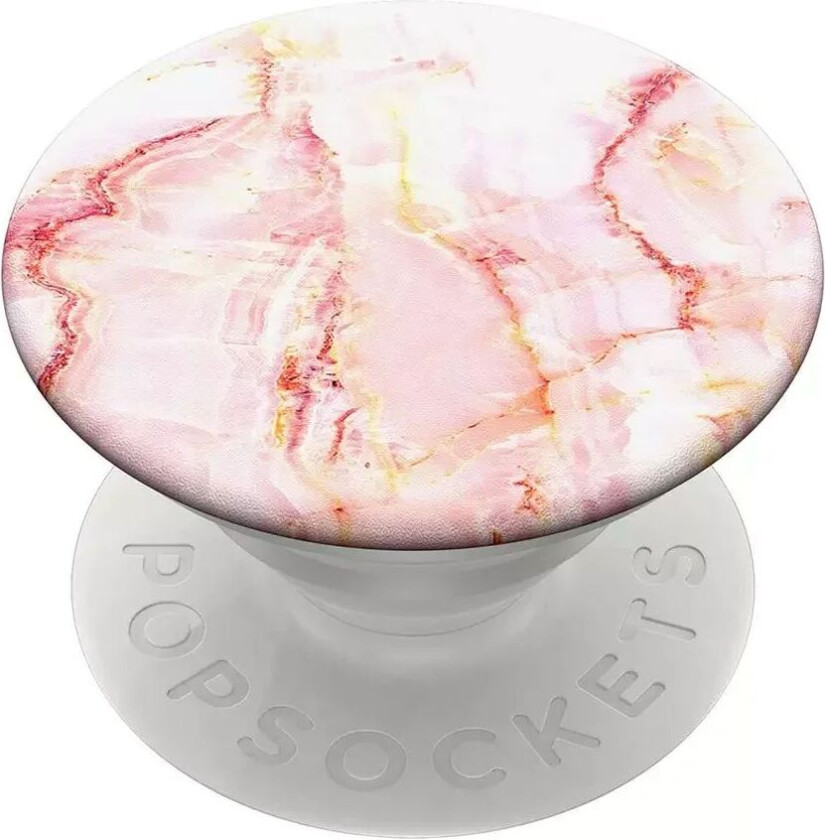POPSOCKETS PopGrip Rose Marble Avtagbart Grep med Stativfunksjon