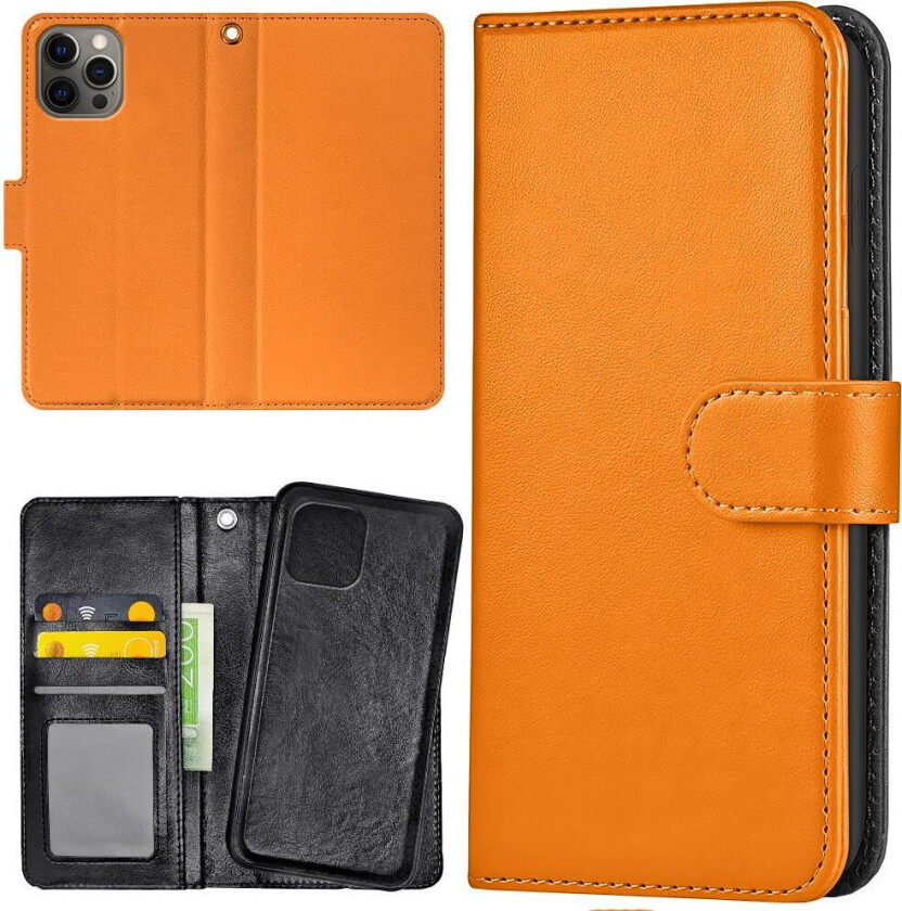 iPhone 13 Pro Max - Lommebok Deksel Oransje