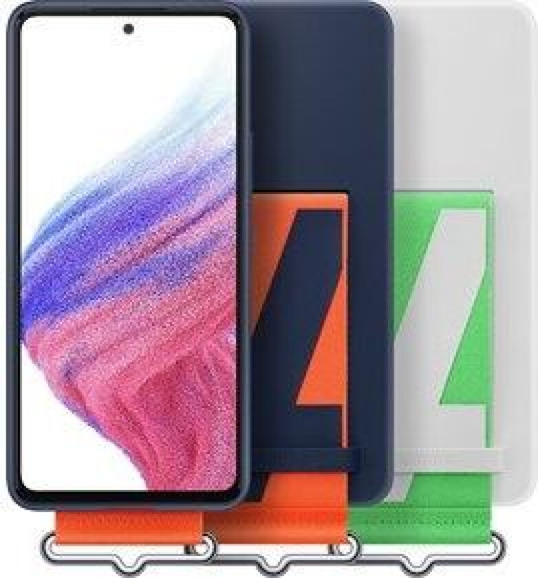 A53 Silicone Cover with Strap Navy
