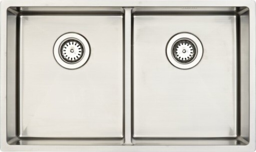 Kubus 840 soft kjøkkenvask, 74x44 cm, rustfritt stål