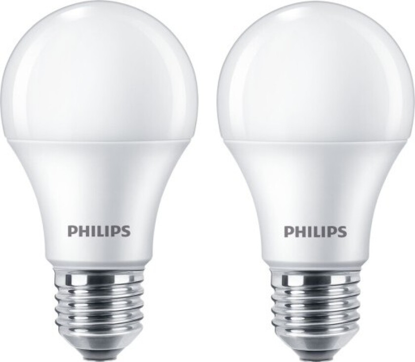 CorePro LED E27 standardpære, 4,9W, 2-pak