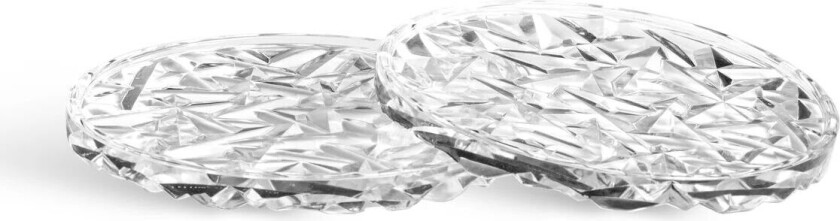 Bilde av Carat glassunderlag Ø 10 cm 2-pakning Klar