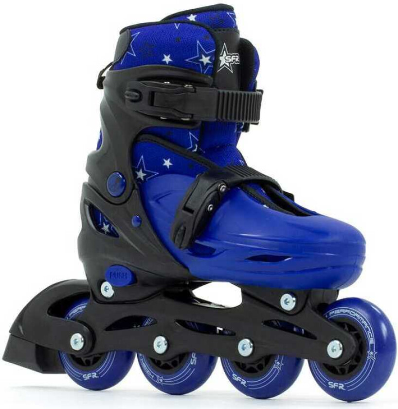 Plasma Justerbar Inline Rulleskøyter for Barn Blå