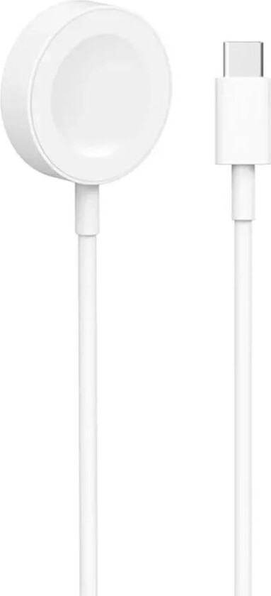 Apple Watch Trådløs Lader med Magnet - 1m. - Hvit