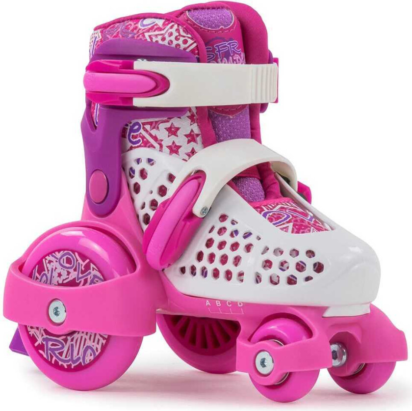 Stomper Justerbare Rulleskøyter Pink