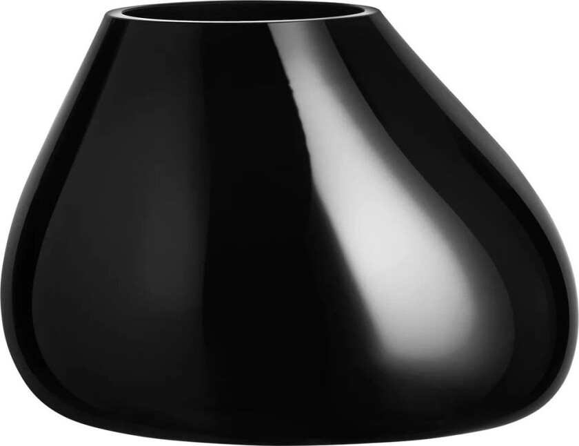 Ebon Vase Black - 19 cm