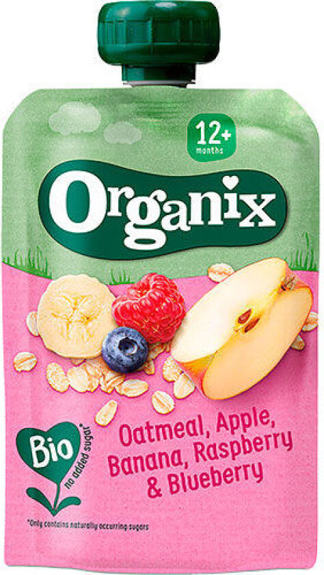 Organix Grøt Eple/Banan 12mnd 100g