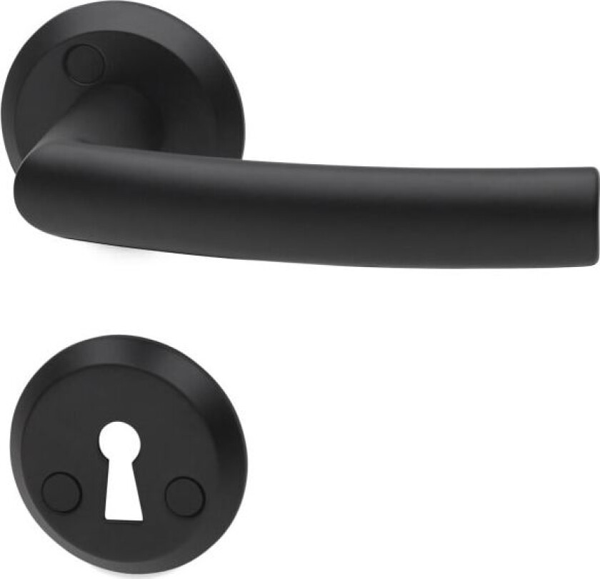 Dørhåndtak atlanta inne sort