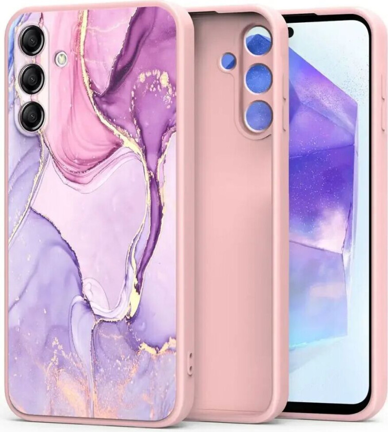 Samsung Galaxy A55 (5G) Tech-Protect Icon Deksel - Colorful Marble