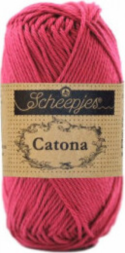 Catona Garn Unicolour 413 Kirsebær