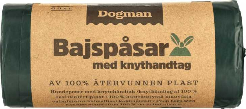 Hundeposer Nedbrytbare 60stk