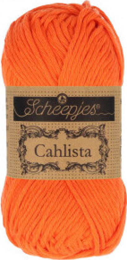 Cahlista Garn Unicolor 189 Royal Orange