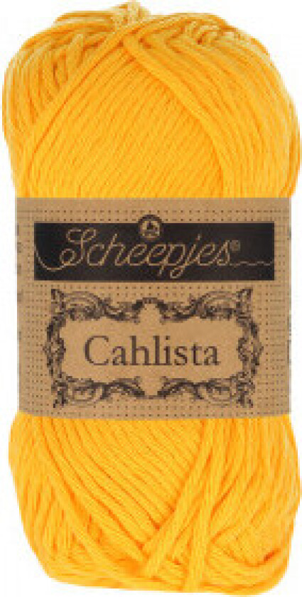 Cahlista Garn Unicolor 208 Yellow Gold