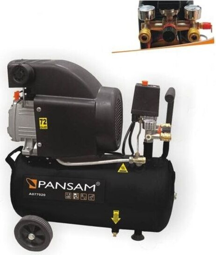 Piston compressor Pansam 8bar 24L (A077020)