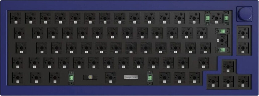 Q2 Qmk Iso Barebone Knob Version - Navy Blue