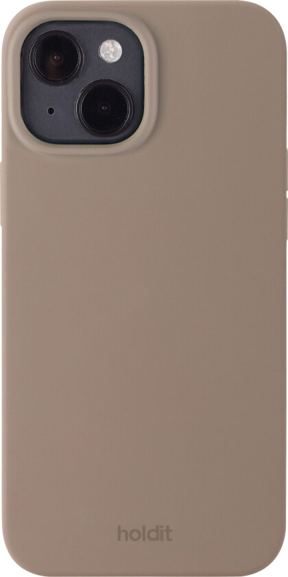 Holdit iPhone 14 / 13 Soft Touch Silikon Deksel - Mocha Brown