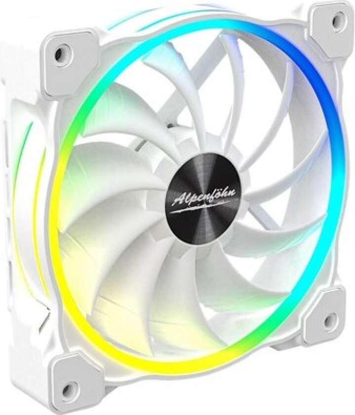 Wing Boost 3 ARGB High Speed - Kabinettvifte - 120mm - Hvit