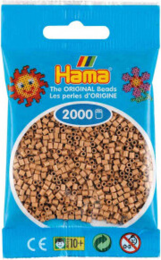Mini Beads 501-75 Tan - 2000 stk.