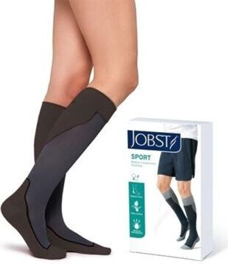 Jobst Sport Klasse 1 Kne Sort Xl