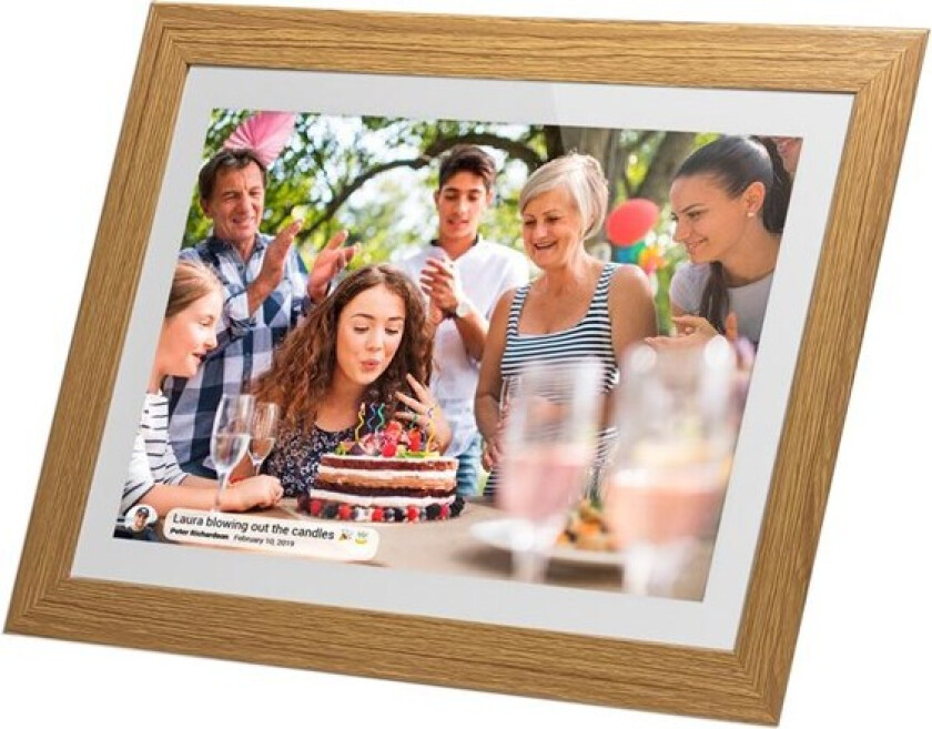 10" Smart WiFi Frameo Fotoramme (28,8 x 21 cm) - Trefarget
