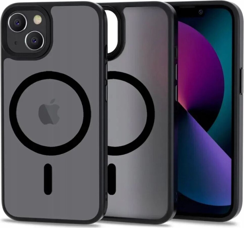 iPhone 13 Mini Tech-Protect Magmat Deksel - MagSafe Kompatibel - Matt Svart