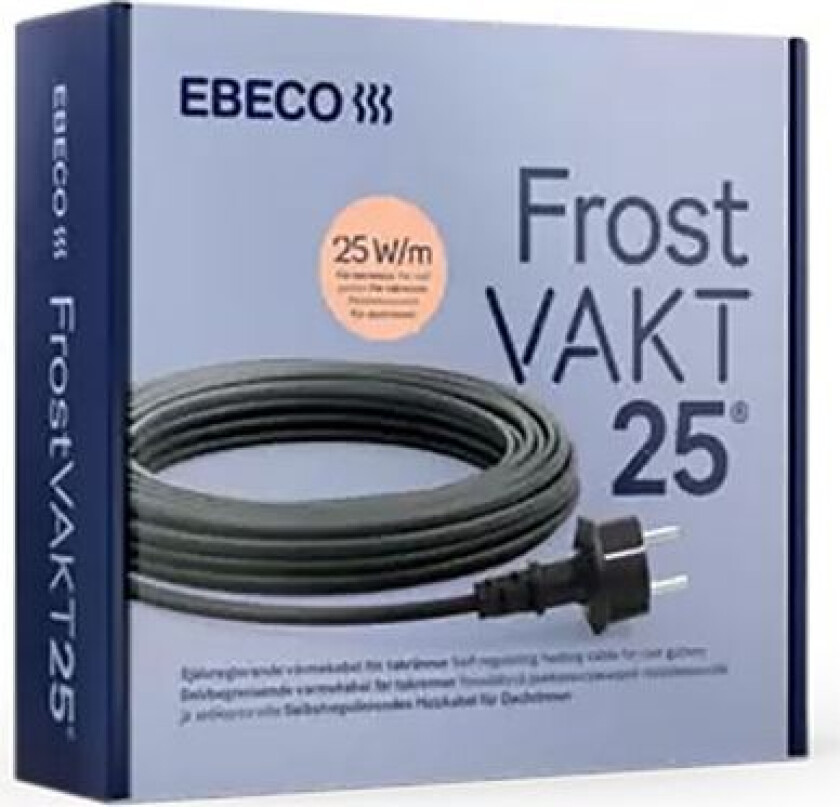 Frostvakt 25 Varmekabel selvregulerende, 25W/m 25 m