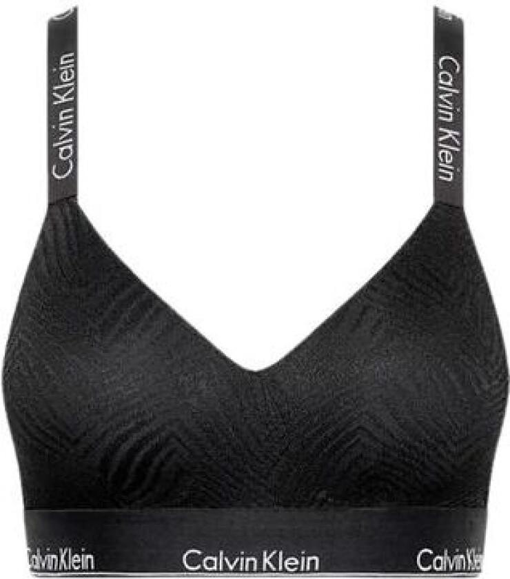 Calvin Lghtly Lined Bralette - Black XL