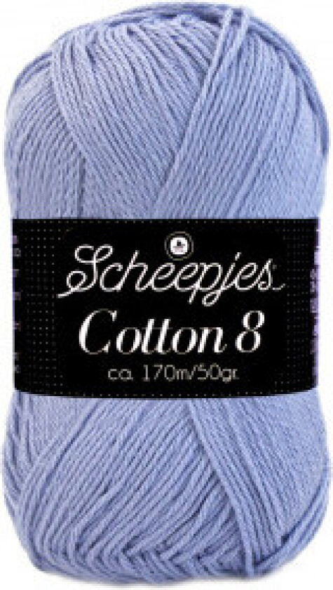 Cotton 8 Garn Unicolour 651 Lavendel