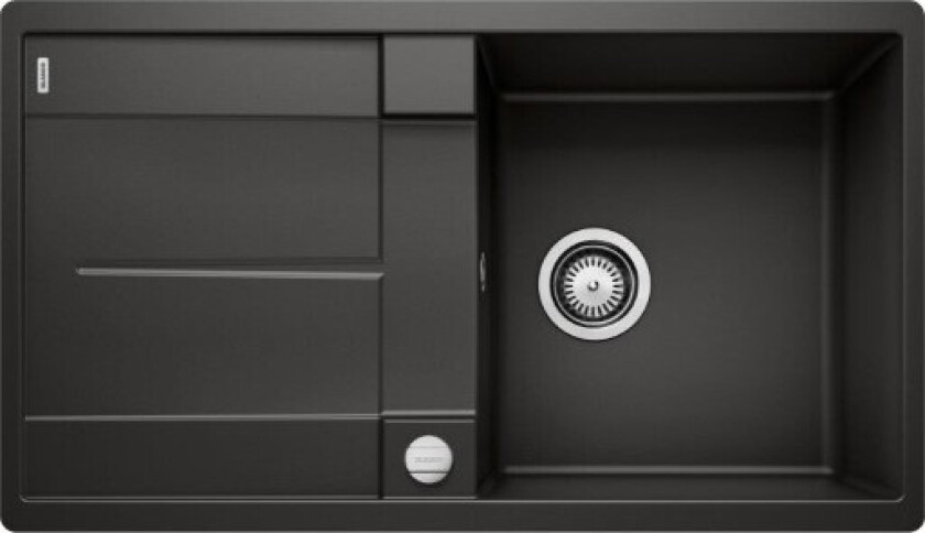 Metra 5 S-F kjøkkenvask, 85x49 cm, sort