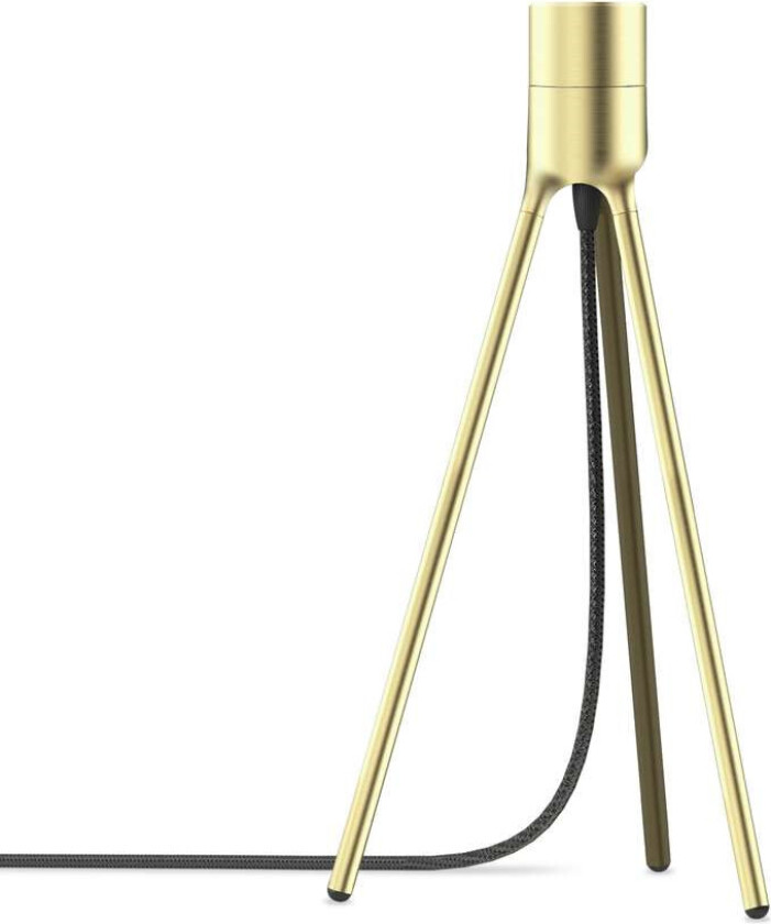 Tripod lampestativ bord Børstet messing