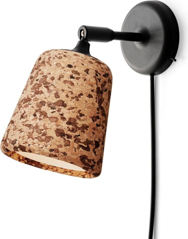 Material vegglampe Mixed cork