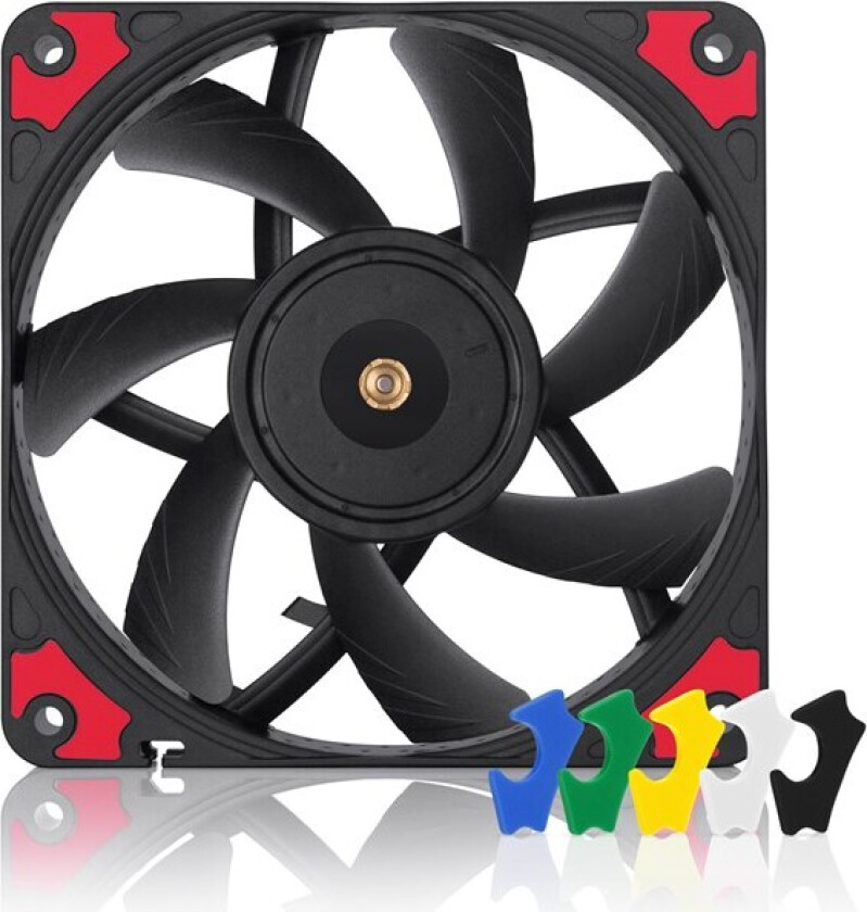 NF-A12x15 PWM Chromax.black.swap - Kabinettvifte - 120mm - Svart - 24 dBA
