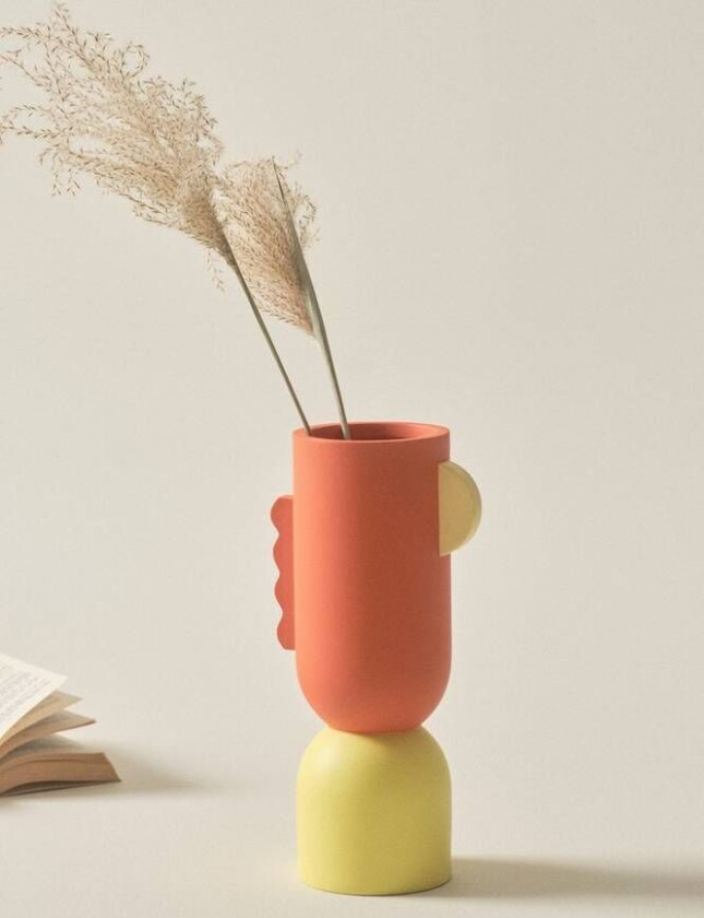 RALPH vase Oransje/gul