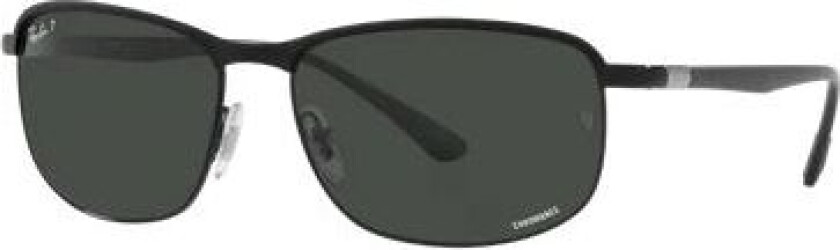 Rb3671 Chromance Black Dark Grey Polarized Dark Grey Polarized unisex