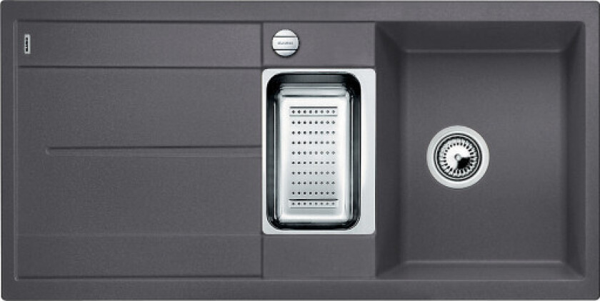 Metra 6S-F kjøkkenvask, 99x49 cm, grå