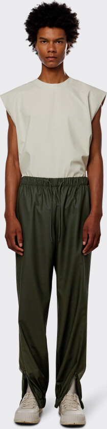 Rains Unisex Pants Regular Green M, Green