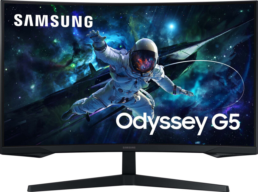 32" Odyssey G5 G55C QHD 165Hz Curved Gaming Monitor, Black