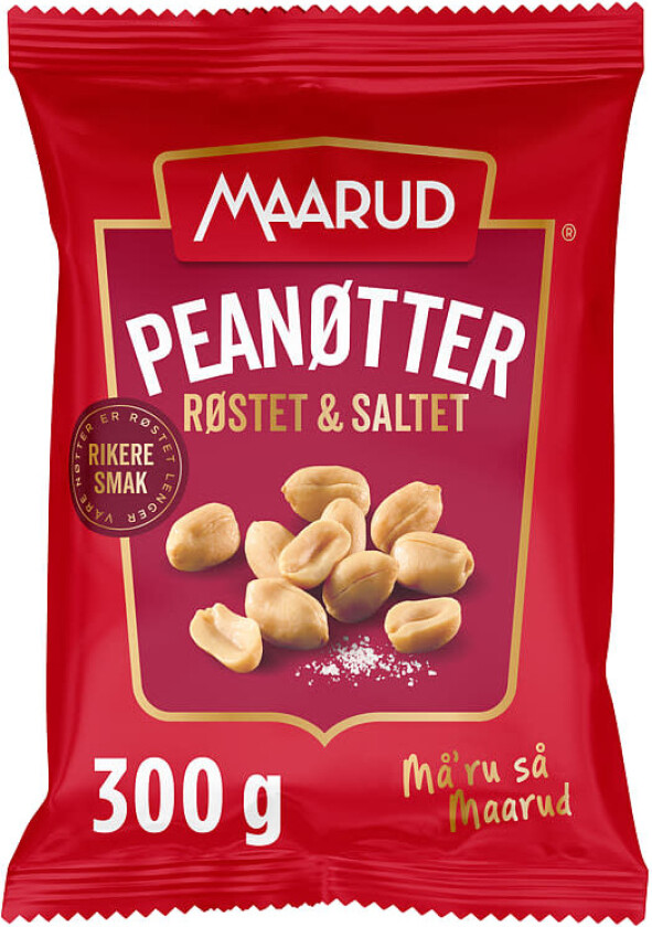Peanøtter Røstet & Saltet 300g