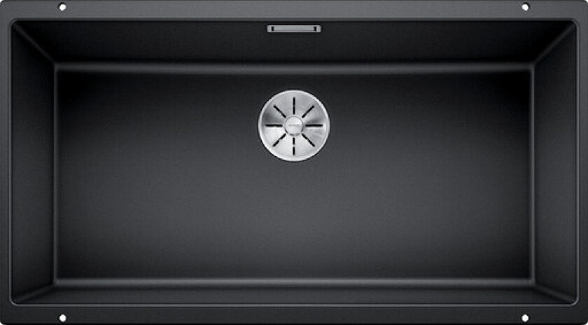 Subline 800-U kjøkkenvask, 83x46 cm, antrasitt