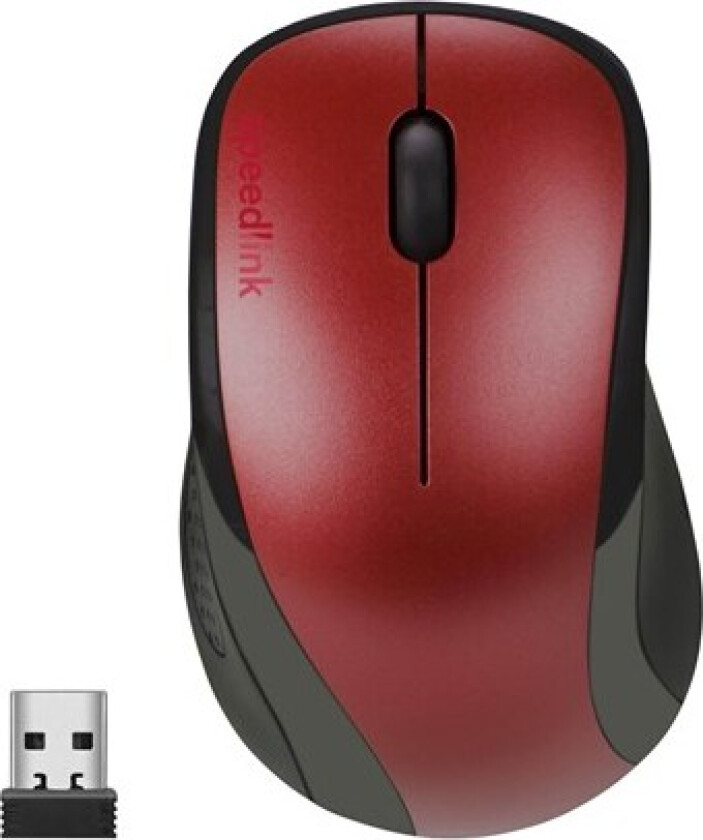 SPEEDLINK KAPPA Mouse - Mus - Optisk - 3 knapper - Rød