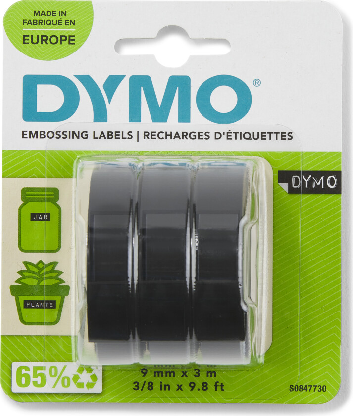 Dymo 3-pk pregeteip til Omega