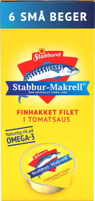 Stabbur-Makrell Porsjon 6x22g