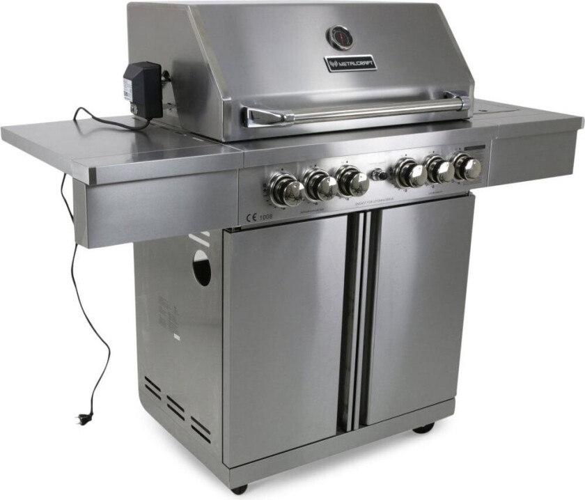 Rustfritt stål gassgrill Malibu