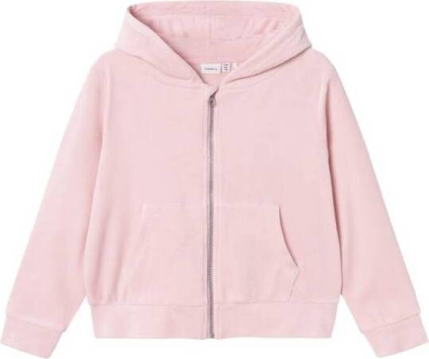 Bilde av Name It - Hettejakke Velour Parfait Pink