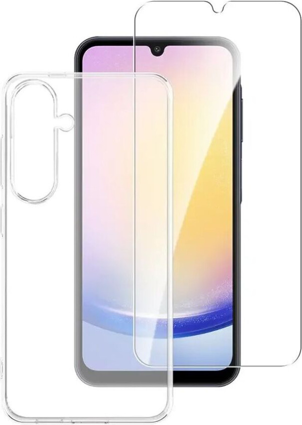 4smarts Samsung Galaxy A25 (5G) 4smarts Second Glass X-Pro 360° Protection Set (Deksel + Skjermbeskytter)