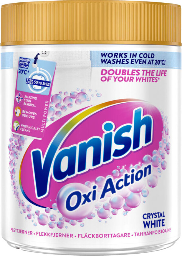 Vanish Oxi Action Gold Hvit 470g