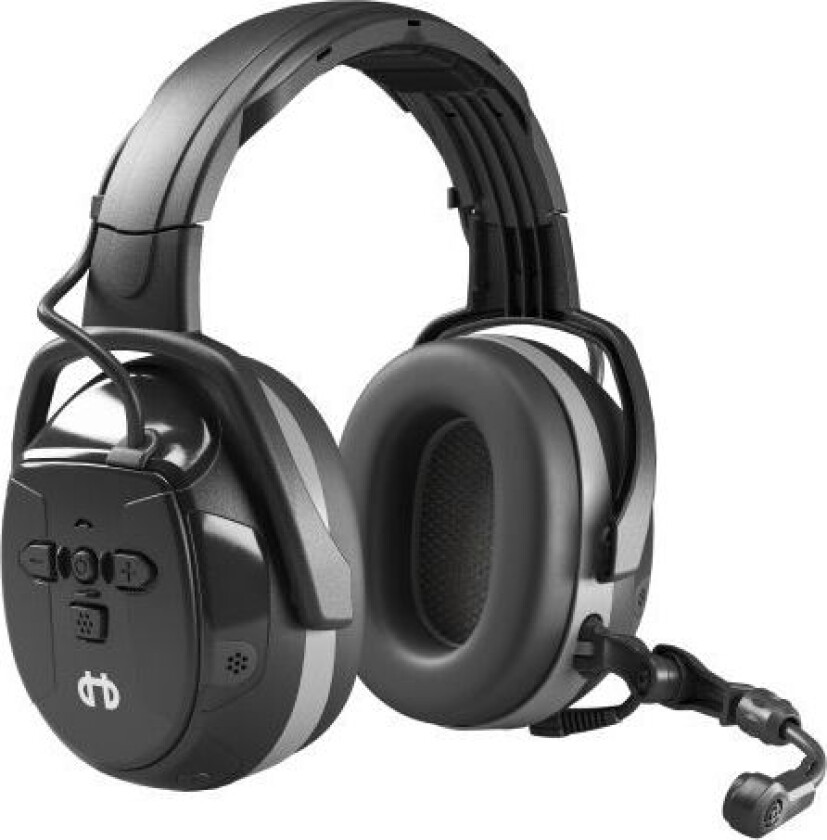 Xstream LD Hørselvern bommik, Bluetooth, medhøring, hodebøyle